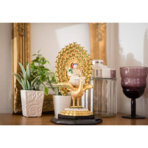 Amazon｜仏像 RIYAK 彩色孔雀明王 BASIC ◇高さ 17cm ◇幅 7.7cm